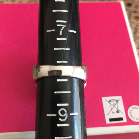 New Sterling silver cluster ring w/gold accent - Picture 4 of 4